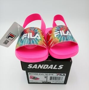 FILA Beyond Evo Tie-Dye Sandles Infant NIB